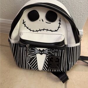 Nightmare Before Christmas Black and White Backpack